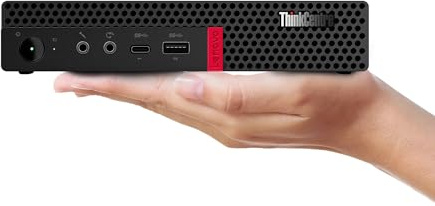 Lenovo ThinkCentre M720q Mini ordinateur de bureau, Intel Core i5-9500T, 16 Go de RAM, SSD 256 Go, WiFi, Bluetooth, sans clavier ni souris, Windows 11 Pro (reconditionné)