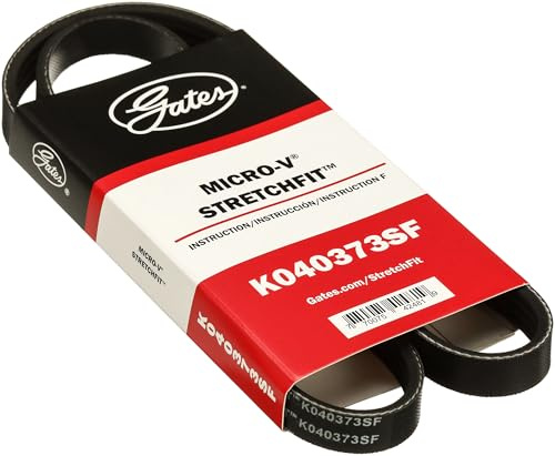 Gates K040373SF Stretch Fit Micro-V Serpentine Drive Belt