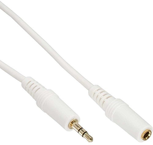 InLine 99937 W 10 M 3.5 mm 3.5 mm weiß Audio-Kabel – Audio-Kabel (3.5 mm, 3.5 mm, 10 m, weiß)
