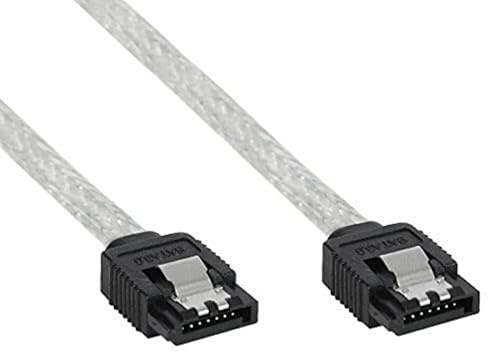 InLine 27305R SATA 6Gb/s Kabel rund, mit Lasche, 0,5m
