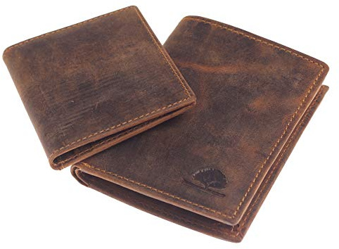 Greenburry Vintage Herren Geldbörse Braun 9,5x12,5x13cm