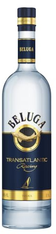 BELUGA - Noble Vodka, Transatlantic Racing, Aroma Ligero, Sabor Amargo, 40 % Volumen de Alcohol - 700 ml