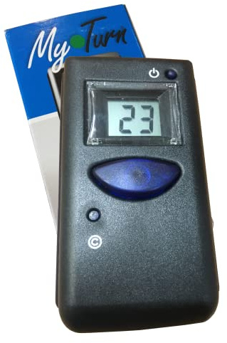 Telecomando Wireless LCD per Sistemi di Gestione Code - Radiocomando Senza Fili per Eliminacode - Batteria Inclusa