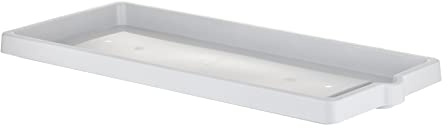 Bama Dessous de Fleurs Effet Bois 80 cm, Blanc, 80 cm
