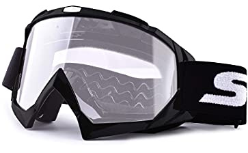 SGTTX Motorradbrille, ATV Dirt Bike Off Road Racing MX-Fahrbrille Anti-UV-Schutzbrille Winddichte staubdichte Motocross-Brille Anti-Scratch-Motorradbrille zum Radfahren/Reiten/Klettern/Skifahren