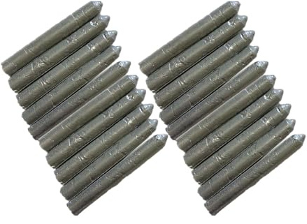 Amagogo Baguettes de soudage, tige en à souder, juste besoin d'un briquet, baguettes de soudage en aluminium, bande de soudage pour tuyaux en PVC, acier, 20 morceaux
