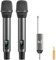 TONOR Mikrofon Kabellos, Wiederaufladbares Funkmikrofon Set, Metall, UHF, 2x20 Einstellbare Wireless Microphone für Kirche, Party, Hochzei, Hochzeit mit Einstellbarer Lautstärke, 80m, TW520