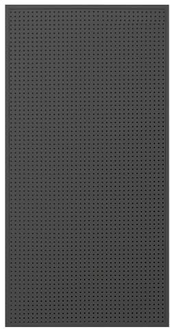 Panneau Perforé Lot Complet, Métalliques Magnétiques Panneau Mural Perforé, Avec 20 Connexions Rangement Mural Outillage, Présentation Porte Outils Mural Pour Chambre Garage Cuisine(Black,40X100X2cm)