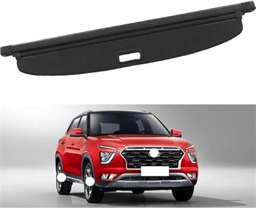 LUlude Auto Einziehbarer Laderaumabdeckung Kofferraum für Hyundai IX25, Schutz Der Privatsphäre Abdeckung Hutablage, Ausziehbar