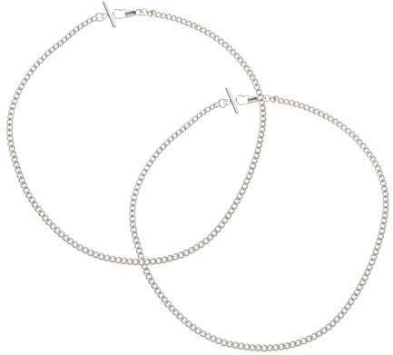 Ipetboom 2pezzi Catenina per Orologio da Taschino in Ferro Catena Decorativa per Orologio da Tasca Accessori per Abbigliamento