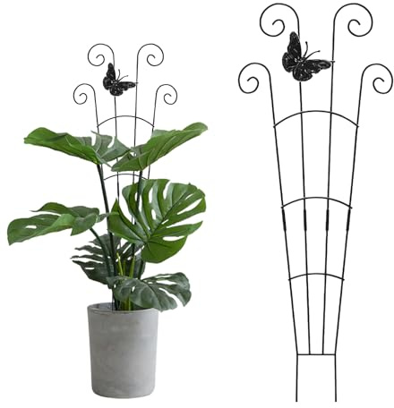 Estacas para plantas de interior, poste para todo tipo de clima, plantas en maceta, estacas trepadoras | para verduras, vid, bonsái, pimienta, orquídea, hiedra, flores, alféizar de ventana, balcón