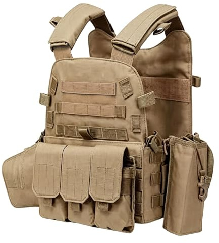 Ungdomsfiskeväst - 43 cm Oxfordtyg barns taktiska västar | utomhus lek arméstridsuniform | justerbar uppblåsbar paintball väst för pojkar flickor. 500 g