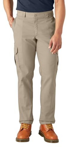 Dickies mäns mekaniska stretchbyxor normal, Ökensand, 36W x 32L