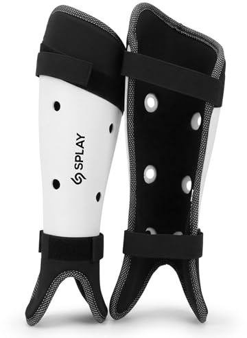 Splay Hockey Shin Pads, Comfortable And Easy To Wear, Protection Shin Pads, Light And Durable, Pre Moulded With High Protection Shield