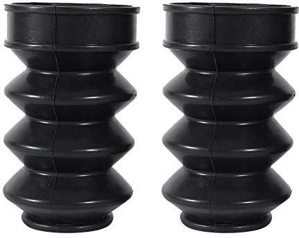 Keenso Motorrad Gabel Faltenbalg, Motorrad 39mm Gabel Gummi Abdeckung Faltenbalg für XL883 & 1200 mit 39mm Gabel