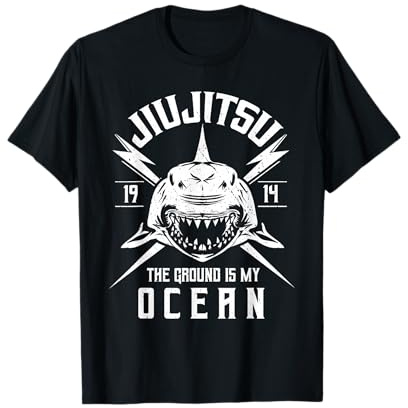 Regalo Brazilian Jiu Jitsu - BJJ e Grappling Squalo Maglietta