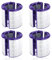 SPARES2GO Combi HEPA & Carbon Filter compatible with Dyson TP06 HP06 PH01 PH02 Pure Hot Cool Humidify Air Purifier (Pack of 4)