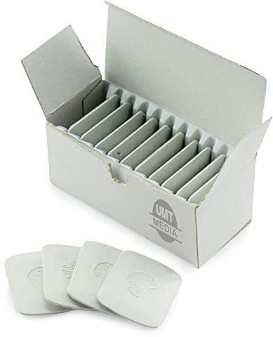 UMTMedia® 10 gessetti bianchi per cucire, gessetti in tessuto, gessetti da sarta, gesso da cucito per tessuti per marcatura, matita a gesso Taylors, rettangolo