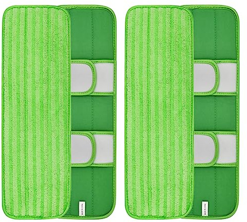 Donkivvy Confezione da 4 panni in microfibra per tamponi, riutilizzabili per Swiffer Sweeper XL, ricambio per pavimenti asciutti e bagnati