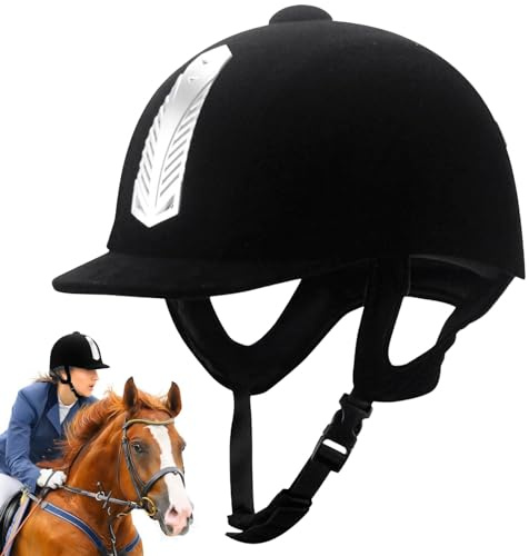 Holdes Casque d'équitation pour Femme, Casque de Protection réglable – Casque d'équitation Respirant pour Les Amateurs de Sports d'équitation, pour Le Snowboard, l'alpinisme, l'équitation