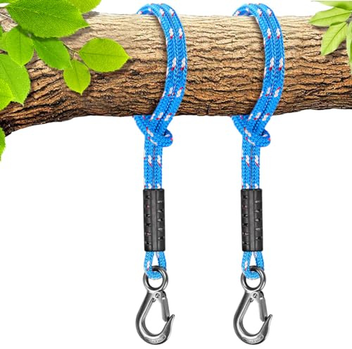 BeneLabel Schaukel Baumbefestigung Seil 50cm Balken Gurt/2/Blau