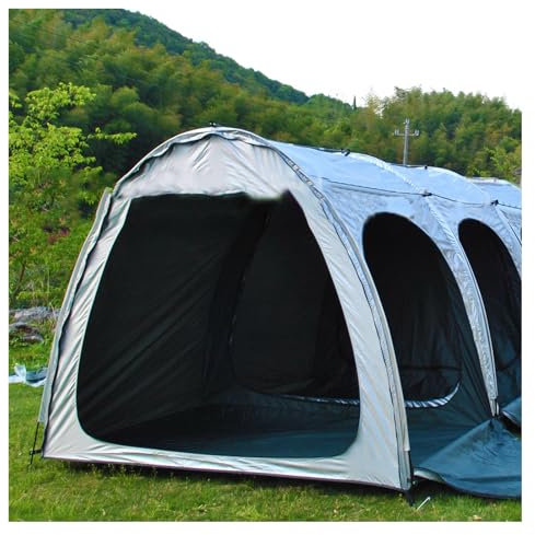 ZYHNNKL Tente de vélo de Stockage extérieur étanche, Peut être épissé, Housses de vélo, Stockage extérieur étanche avec Tissu Oxford 210D PU4000, abri de Moto étanche, Argent