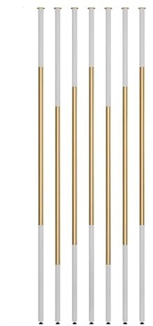 Raumteiler Trennwand, Paravent Raumtrenner 7er Pack Metallgitter Trennwand Post, Raumtrennung Trennwand-Säule für Dekorative Kindertagesstätte/ Kinderschlafzimmer/ Spielzimmer, Boden Bis Decke Wand-Tr