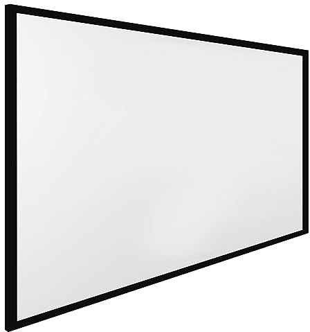 Schermo di proiezione 100 pollici 16:9 Home Cinema Proiettore Schermo Proiettore Schermo con Telaio in Lega di Alluminio per Home Cinema Interno/Esterno Film