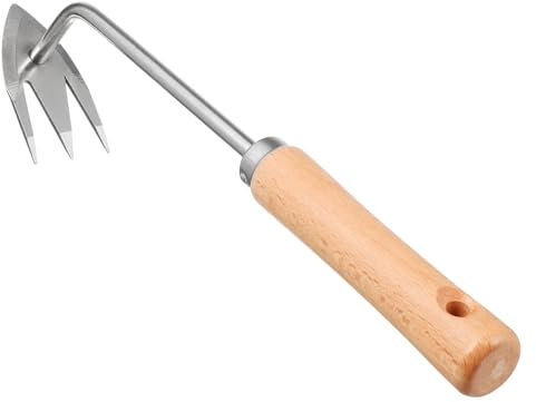 YARNOW Désherbeur Manuel de Jardinage Multifonction en Acier Inoxydable