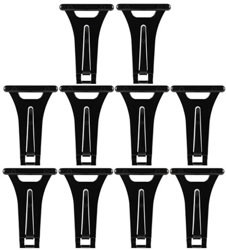 Generico Ganci per tende da sole, ganci per tende da sole per patio, Gancio portaoggetti da esterno 10X, Ganci per lino per luci Gancio per clip per lino per da campeggio per interni ed esterni