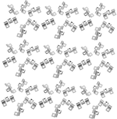 Homoyoyo 100pezzi Di Fissaggio Per Terrazze in Clip Per Assi Di Fissaggio Per Terrazze Fessura Stretta Distanziatori Per