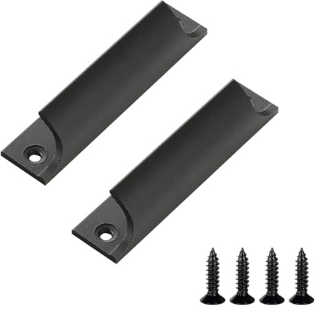 2 Stück Balkontürgriff Außen Metall, Aluminiumlegierungsgriff Mit Schrauben,Schiebetürgriff,Terrassentürgriff,Schrankschubladengriff,Küchentürgriffe für Fenster,Balkontüren, Schiebetüren, Schubladen