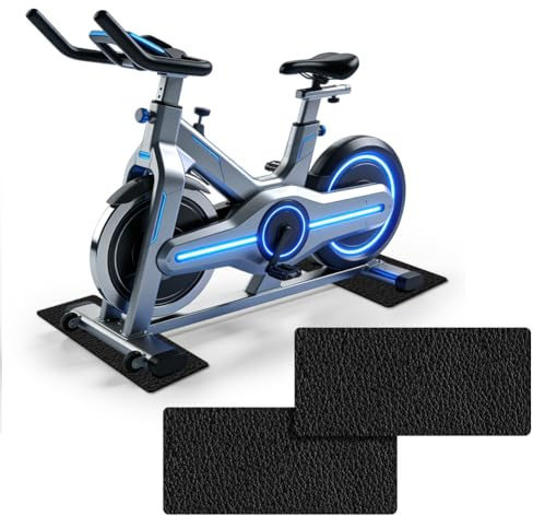 Tapis de protection de sol pour équipement de fitness - 6 mm - Antidérapant - Tapis insonorisant pour équipements de sport (28 x 70 cm) - Tapis de salle de fitness imperméable et durable