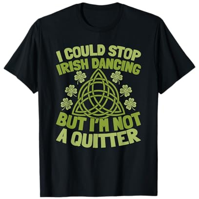 Irlandesa Danza Tradicional - Bailarín Céili Irlanda Baile Camiseta