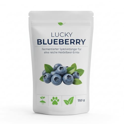 Lucky Blueberry Heidelbeer-Dünger, 750 g | Für süße, saftige Beeren & kräftige Sträucher, Spezialdünger, mit Langzeiteffekt