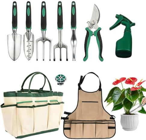 Kit de Jardinage pour Femmes 11 pièces de creusage de Sable et Plantation