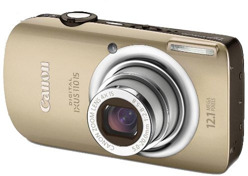 Canon Digital IXUS 110 IS Digitalkamera (12 MP, 4-fach Wide-Zoom, 6,9cm (2,8 Zoll) Display, HDMI, Active Display) gold
