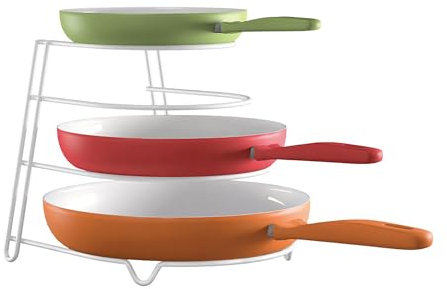 Metaltex Sierra Sartenero 4 Alturas, Blanco, 25 X 27 x 23 cm