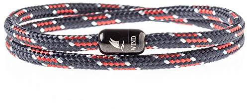 Wind Passion Paracord-Herrenarmband – Armband für Damen – Seilarmband mit Magnetverschluss – Surferarmband für das Handgelenk – handgefertigte Surfer-Magnetarmbänder – robust und wasserdicht