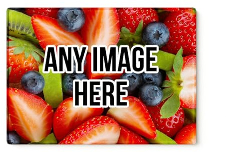 CNC Group Novelty Printed Funny Chopping Board, The For Kitchen Lovers 20cm x 28cm (Personalise Your Own)