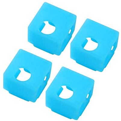 Toaiot Monoprice MP Select Mini V2 Silicone Sock BP6 Heater Block Silicone Cover Hotend Protect 3D Printer Extruder Parts for Anycub V5 Hotend/MP Mini Delta - 4Pcs
