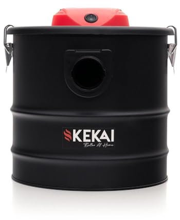 KEKAI Trajano Aspirateur à Cendres 18 l 1200 W avec Filtre HEPA Main, 18 l, Multicolore
