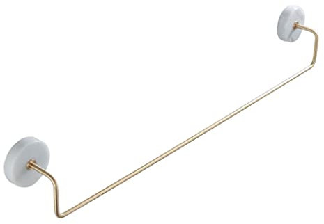 C SS CC Handtuchständer Marmor Messing Einzelhandtuch Bar Badezimmer Wandhalterung Handtuch Rack gebürstet Handtuchhalter Regal Badezimmer Handtuch Lagerregal Handtuchhalter Bad (Size : 60cm)
