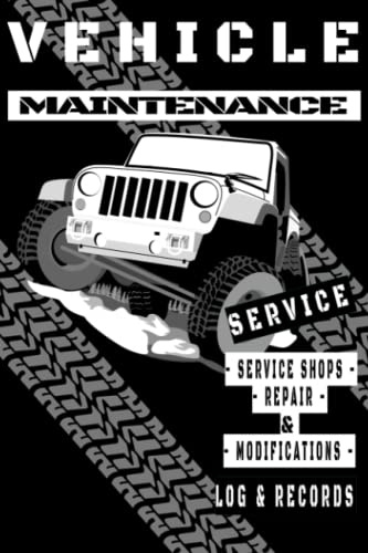 WHITE Edition - Vehicle Maintenance/Service & Modifications Log Book: Simple, custom and easy to use to keep track of your vehicle services – Small 6x9 size