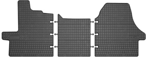 SMK Gummimatten auto fußmatten Satz passend für Citroen Jumper II 2006-2016 Erleben Sie einen neuen Standard des Reisens mit rutschfesten auto fussmatten - Mehrjahres- auto teppiche für alle Straßenve