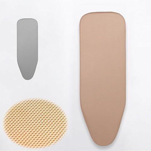 Copriasse da Stiro Universale, Copriasse da stiro 92x33CM 97x33CM 110x35CM, Coulisse di serraggio, Copriasse protettivo da stiro for asse da stiro traspirante ( Color : Gold , Size : 43x14in(110x35cm)