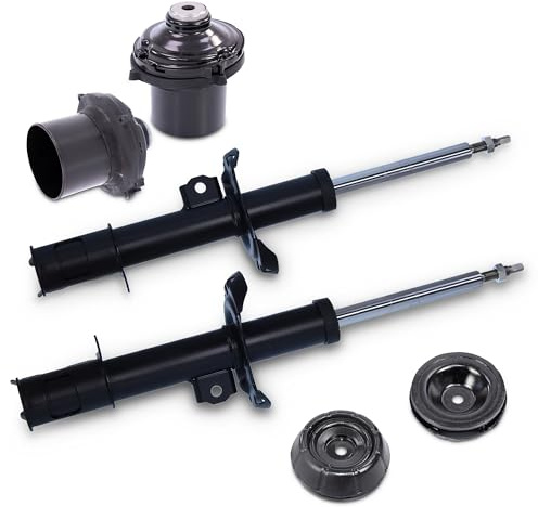 ATEC Germany 2x Gasdruck Stoßdämpfer vorne, 2x Domlager vorne, 2x Wälzlager | Kompatibel mit: OPEL CORSA C, CORSA C Kasten/Schrägheck, MERIVA A Großraumlimousine, TIGRA TwinTop, VAUXHALL CORSA Mk II
