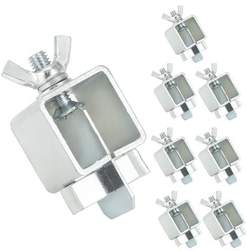 QWORK® 8 Pcs Butt Welding Clamp, Steel Alloy Welding Clamps, Corrosion-Resistant Butt Welding Clamp Positioner for Car, Window Frame, Door Panel