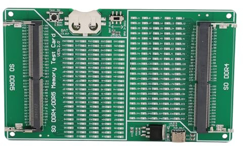 DDR4 DDR5 Memory Tester, 2 in 1 Laptop Memory Testing Multifunctional Memory Slot Test Card with LED Indicator for Laptop
