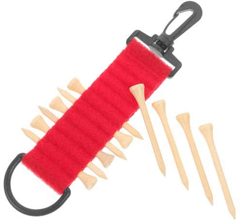 KITANDOVE 1satz Tragbarer Golf Tee Halter Mit Schnalle Kompakter Tees Organizer Für Drinnen Und Draußen Leicht Und Platzsparend Für Golfspieler Geschenkidee Für Freunde